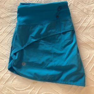 Blue Lululemon shorts